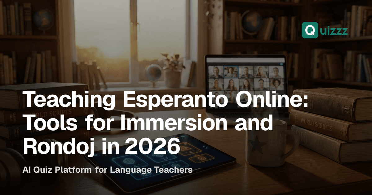 Teaching Esperanto Online: Tools for Immersion and Rondoj in 2026